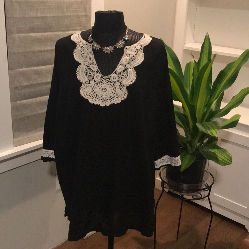 Toffee Apple Brand Pheasant Blouse Sz XXL